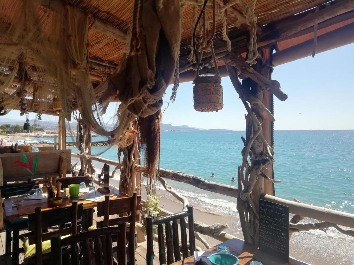 Cote D'Azur Joli Studio 50M Plage, Climatisation , Parking. 빌뇌브루베 외부 사진
