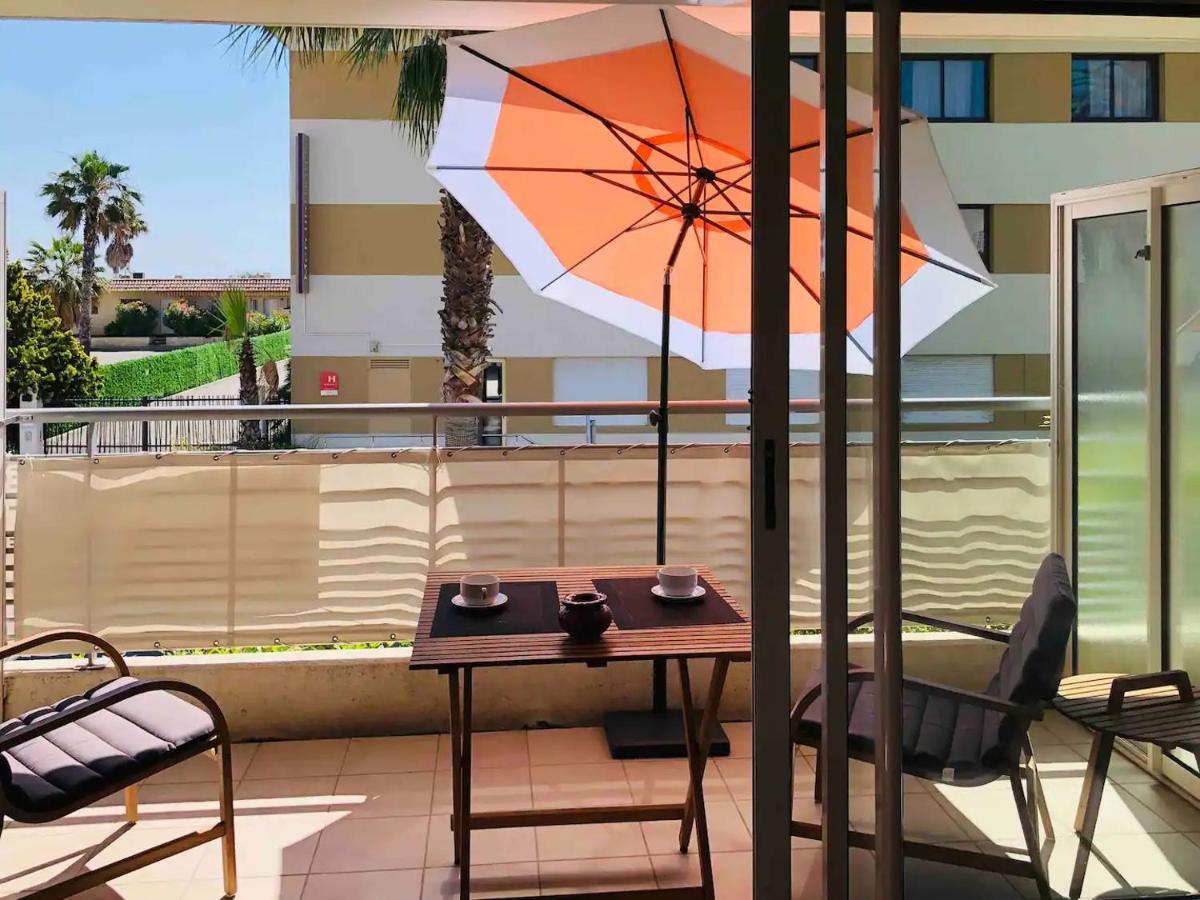 Cote D'Azur Joli Studio 50M Plage, Climatisation , Parking. 빌뇌브루베 외부 사진