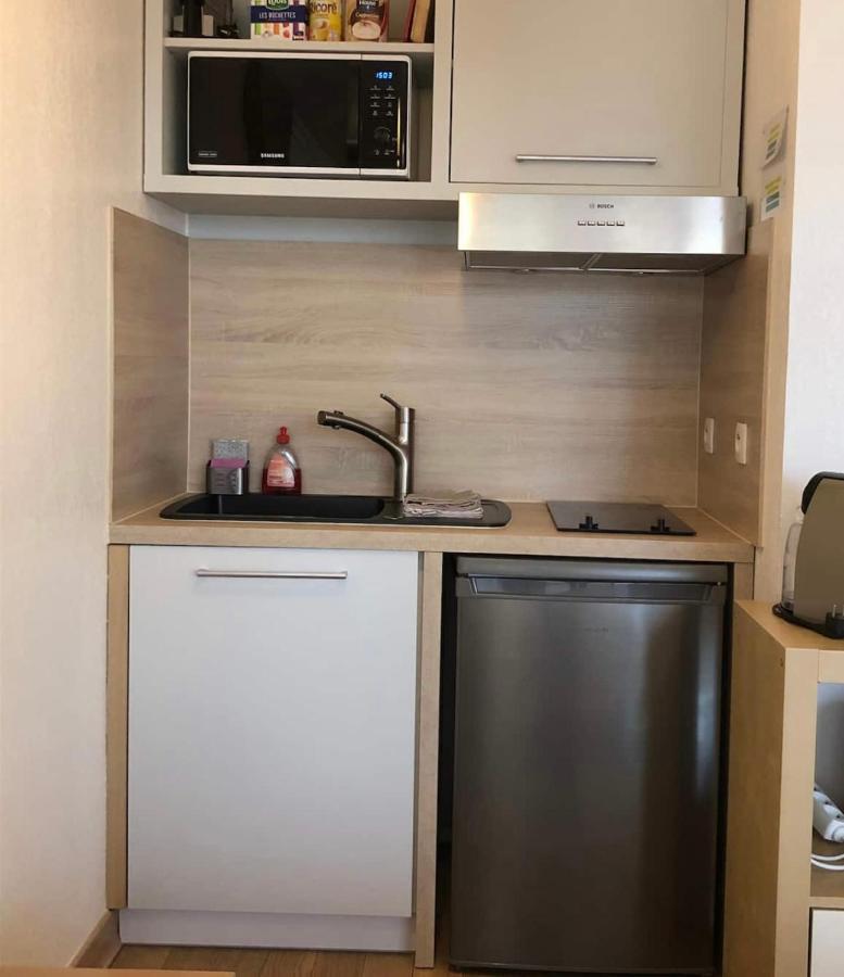 Cote D'Azur Joli Studio 50M Plage, Climatisation , Parking. 빌뇌브루베 외부 사진