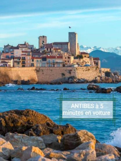 Cote D'Azur Joli Studio 50M Plage, Climatisation , Parking. 빌뇌브루베 외부 사진
