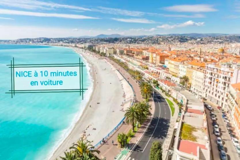 Cote D'Azur Joli Studio 50M Plage, Climatisation , Parking. 빌뇌브루베 외부 사진