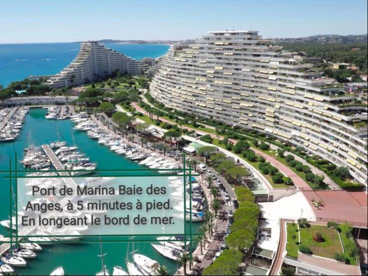 Cote D'Azur Joli Studio 50M Plage, Climatisation , Parking. 빌뇌브루베 외부 사진